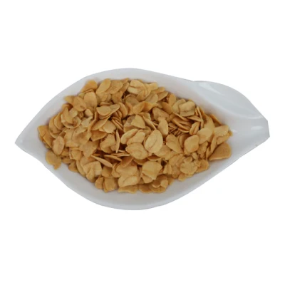 Stand d'exportation Halal Brc Cer Flocons d'ail déshydratés Oignon frit Échalote frite croustillante Matériel d'oignon du Sichuan Qualité supérieure Prix bon marché Oignon frit, ail frit