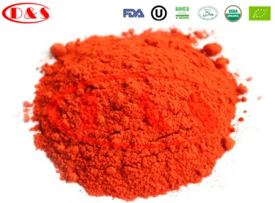 Poudre d'extrait de piment rouge de paprika doux de poivre de capsaïcine de qualité supérieure de vente chaude