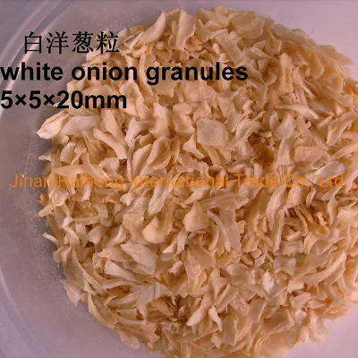 Croquettes d'oignons blancs déshydratés de Chine